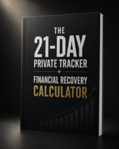 21-Day Private Tracker + Financial Recovery Calculator — Bonus 2